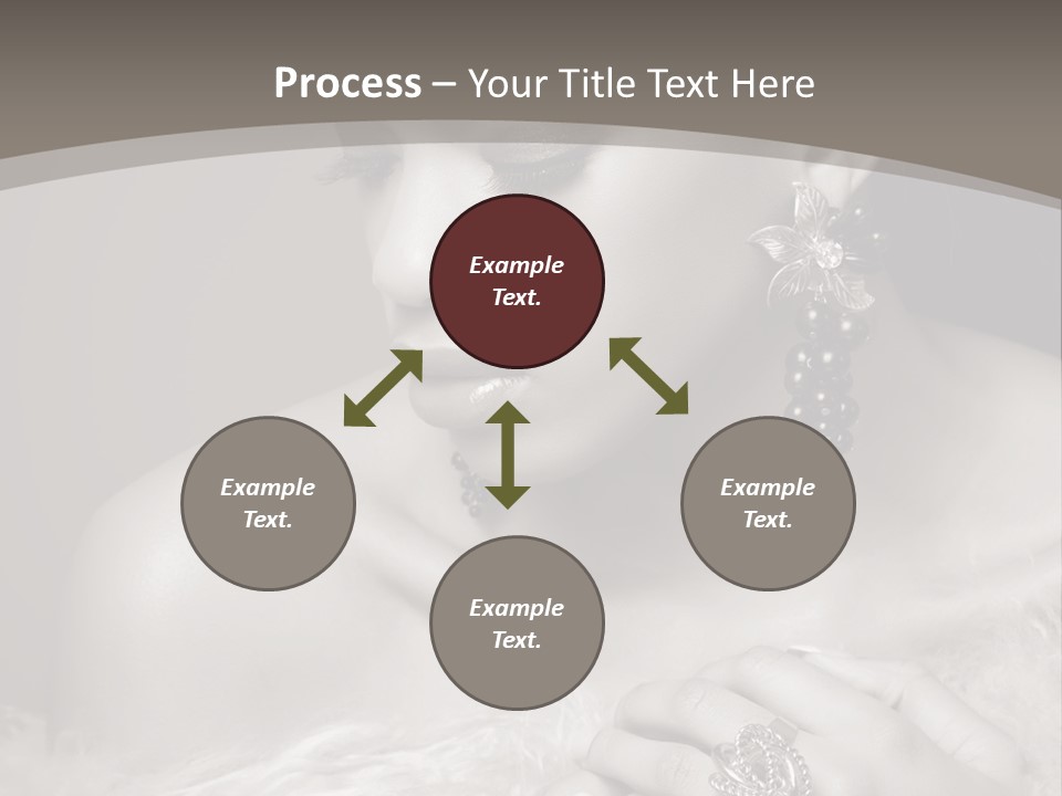 Jewelry Eyes Ring PowerPoint Template