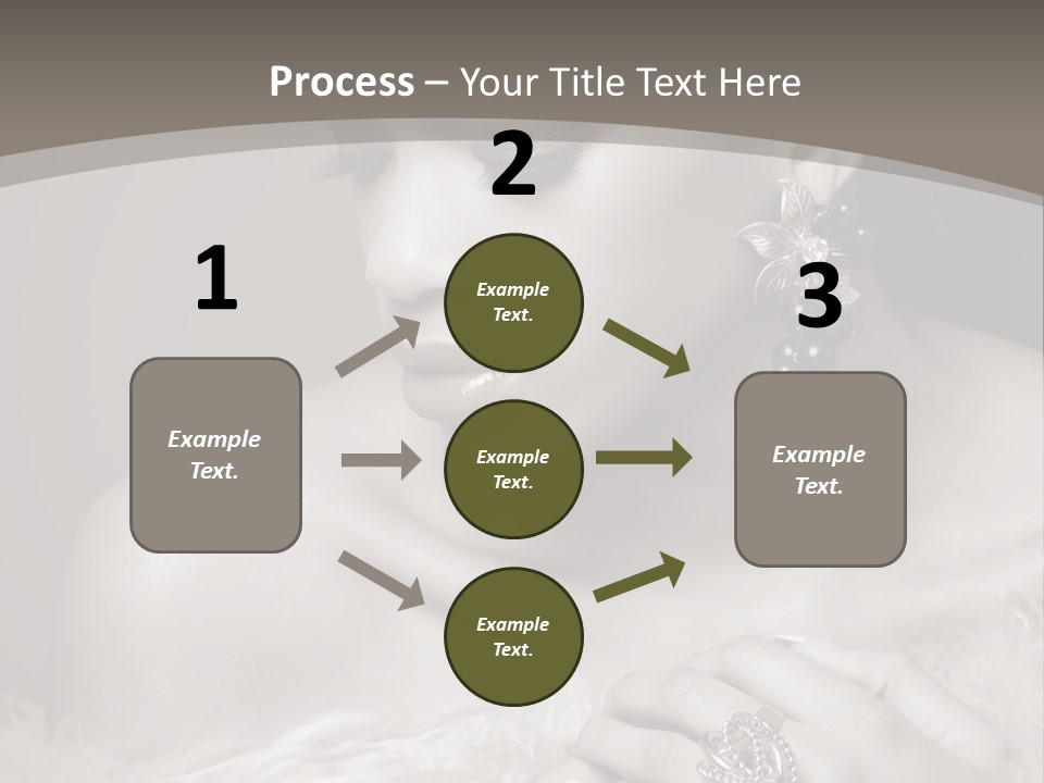 Jewelry Eyes Ring PowerPoint Template