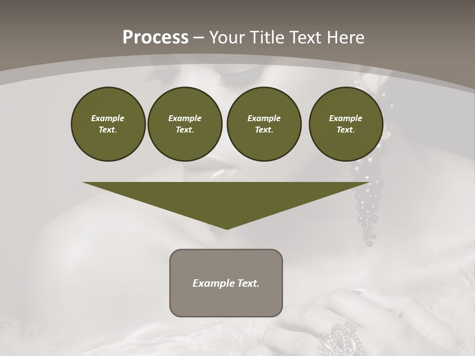 Jewelry Eyes Ring PowerPoint Template