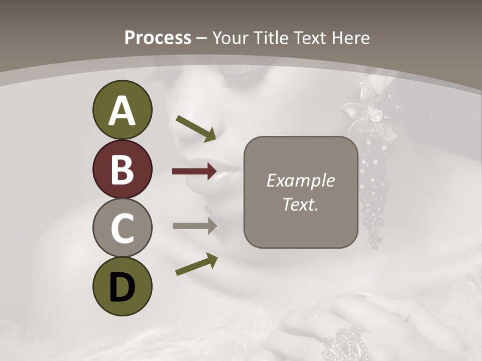 Jewelry Eyes Ring PowerPoint Template