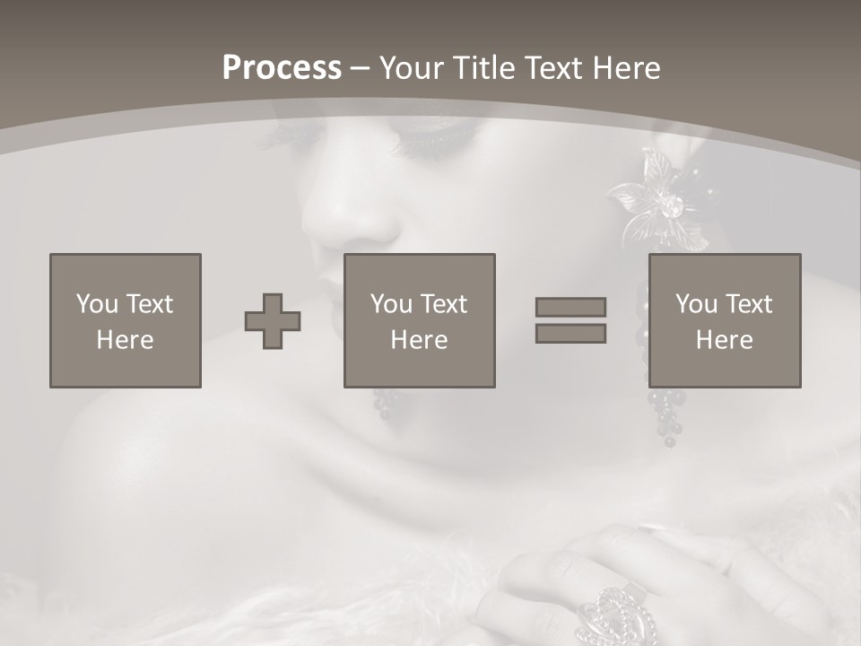 Jewelry Eyes Ring PowerPoint Template