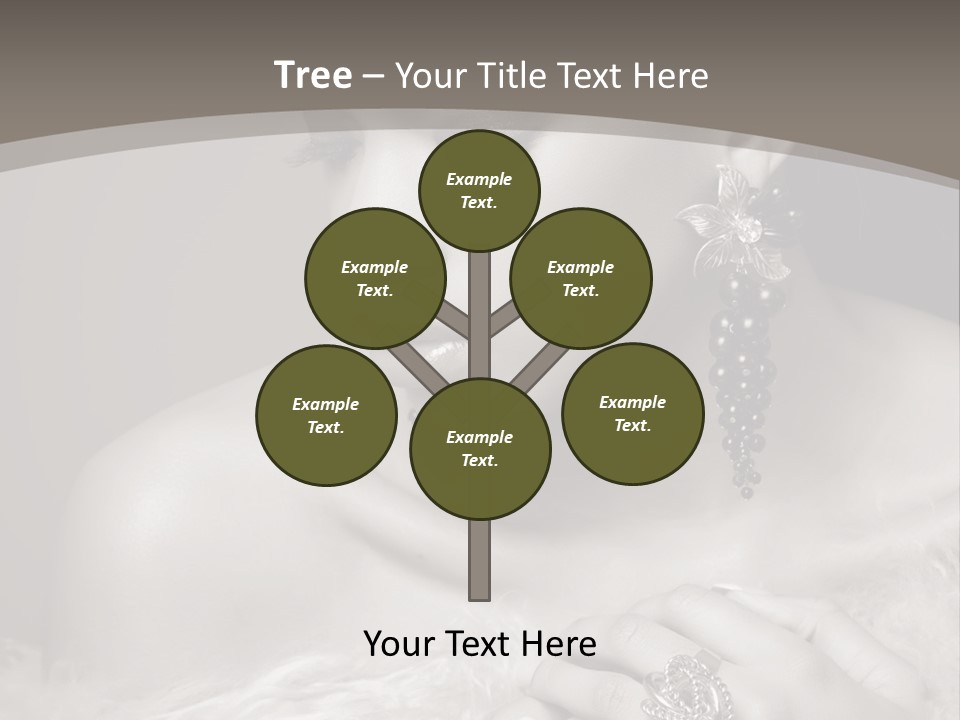 Jewelry Eyes Ring PowerPoint Template