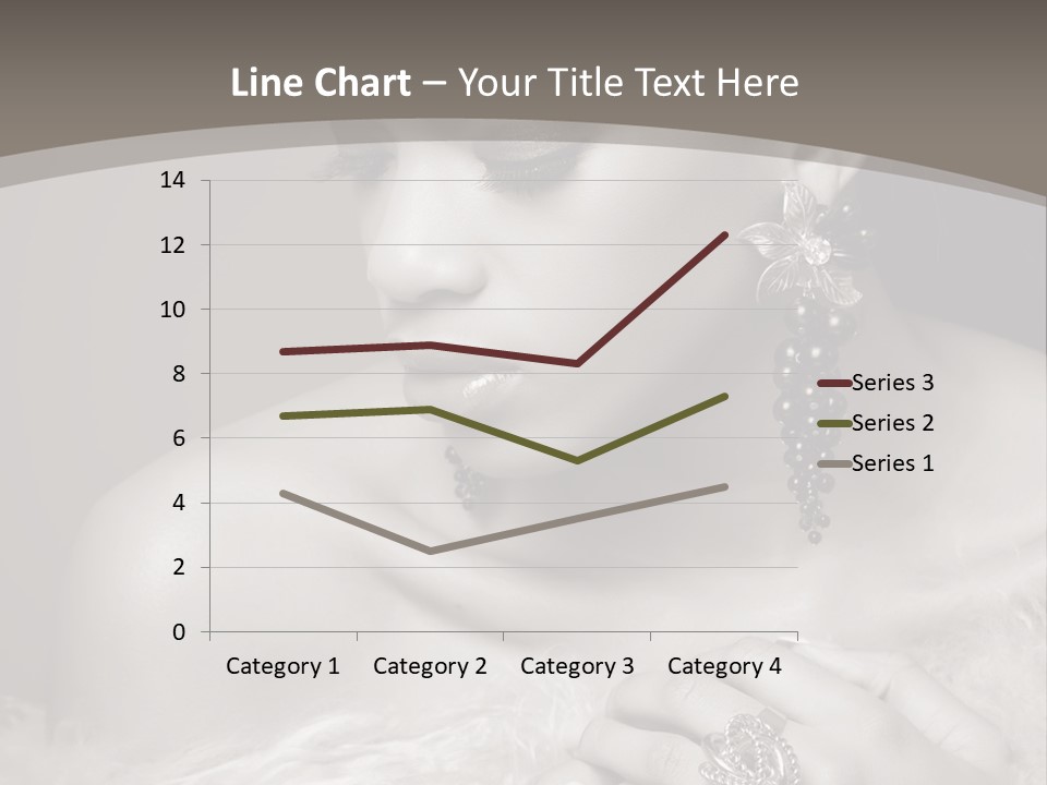 Jewelry Eyes Ring PowerPoint Template