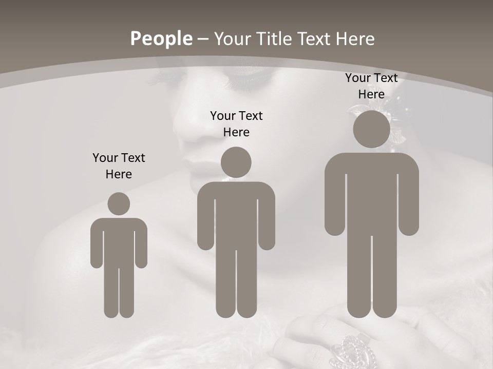 Jewelry Eyes Ring PowerPoint Template