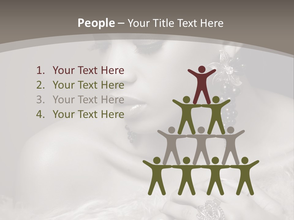 Jewelry Eyes Ring PowerPoint Template