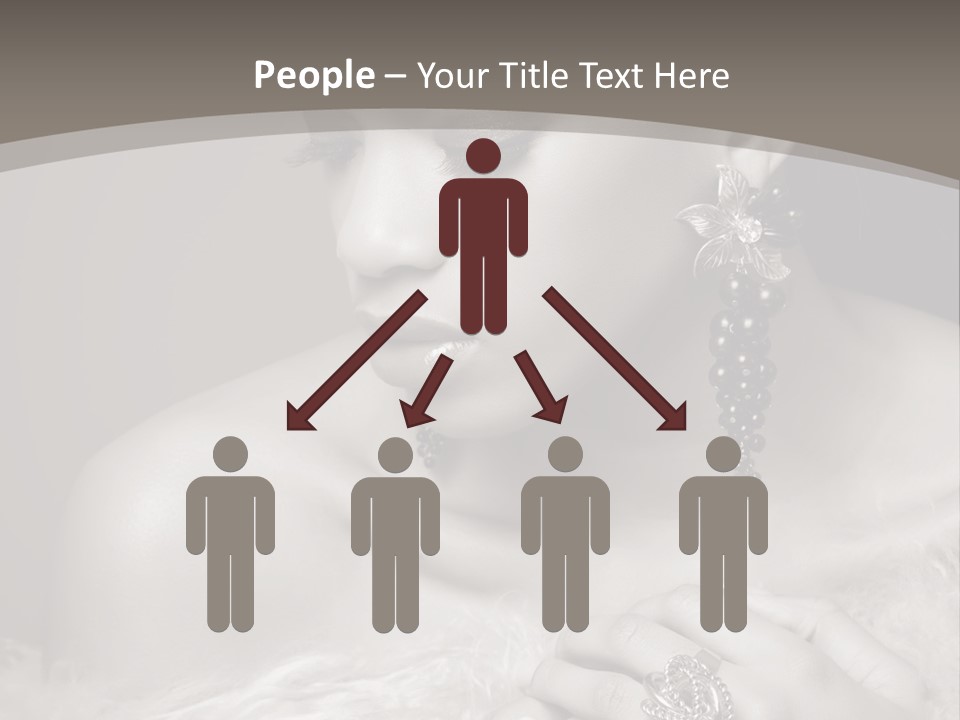 Jewelry Eyes Ring PowerPoint Template