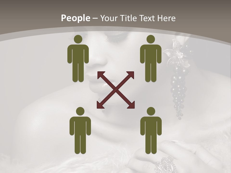 Jewelry Eyes Ring PowerPoint Template