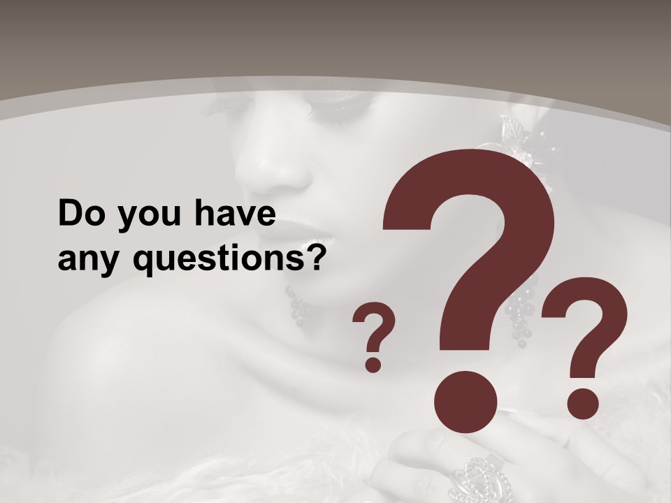 Jewelry Eyes Ring PowerPoint Template