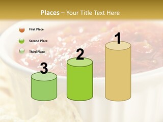Munchies Vegetarian Plate PowerPoint Template