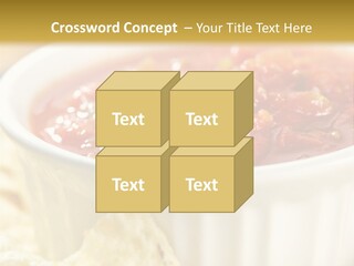 Munchies Vegetarian Plate PowerPoint Template