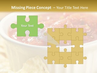 Munchies Vegetarian Plate PowerPoint Template