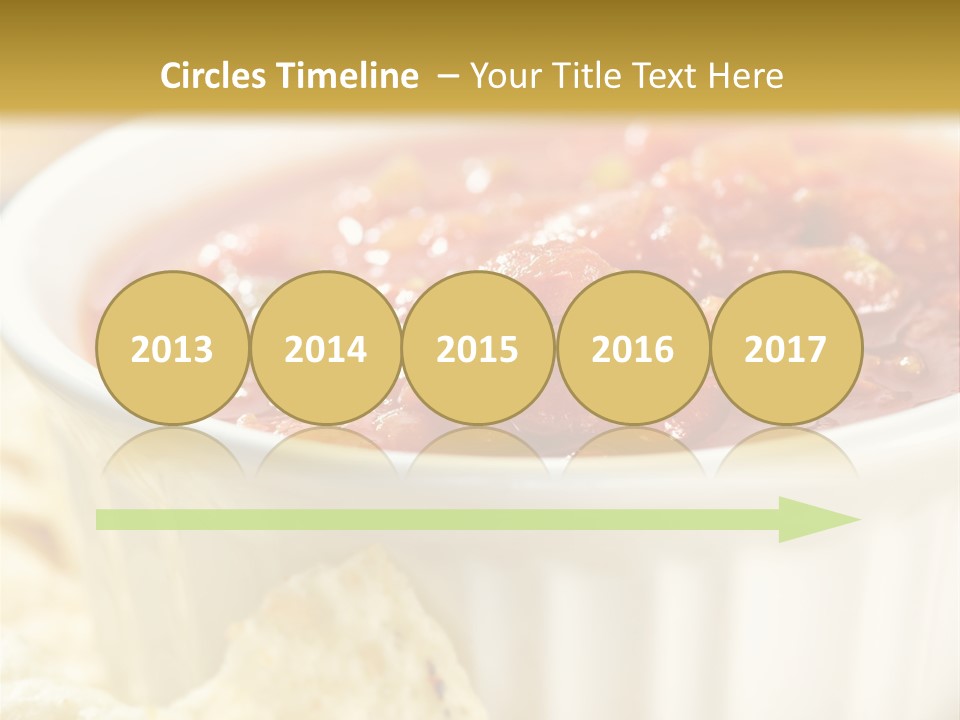 Munchies Vegetarian Plate PowerPoint Template