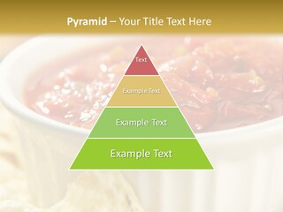 Munchies Vegetarian Plate PowerPoint Template