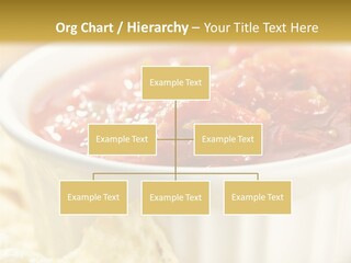 Munchies Vegetarian Plate PowerPoint Template