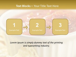 Munchies Vegetarian Plate PowerPoint Template