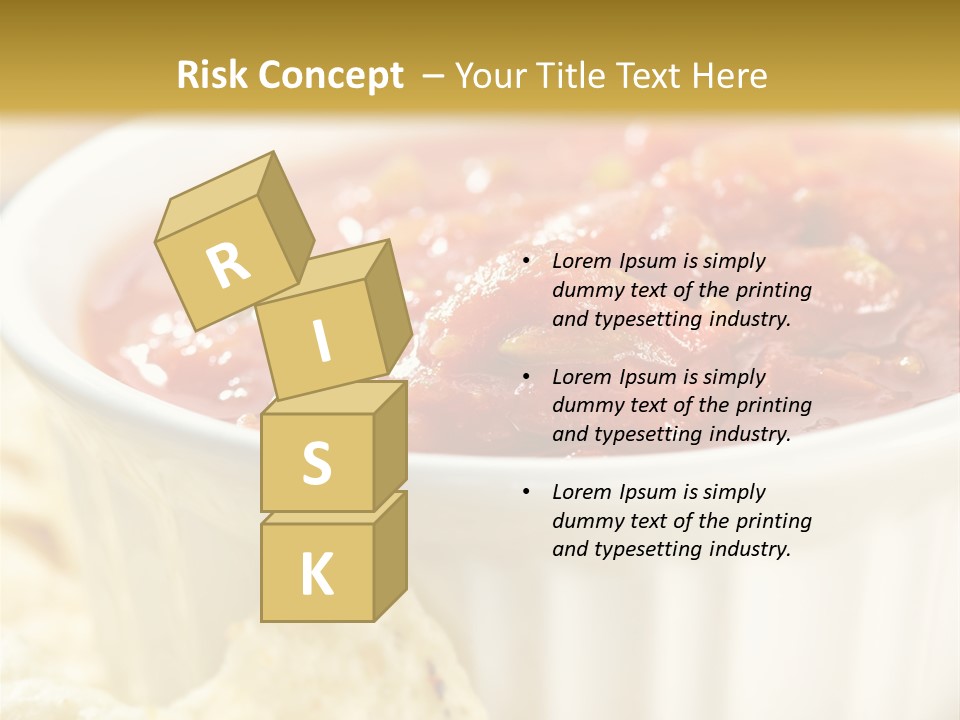 Munchies Vegetarian Plate PowerPoint Template