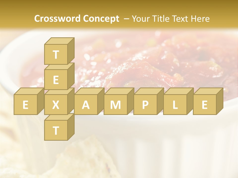 Munchies Vegetarian Plate PowerPoint Template