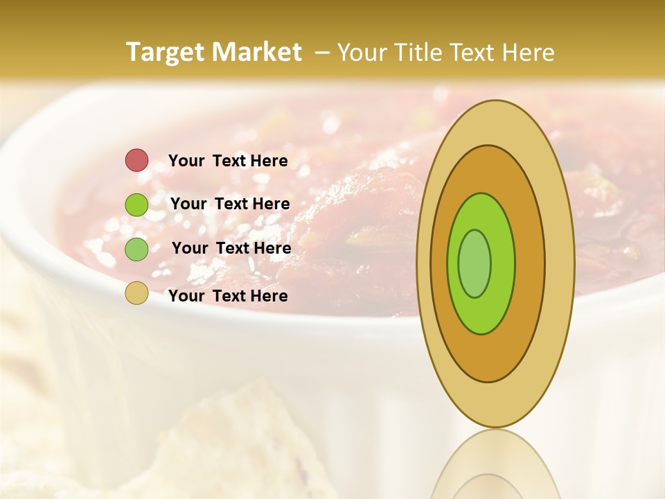 Munchies Vegetarian Plate PowerPoint Template