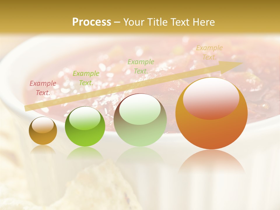 Munchies Vegetarian Plate PowerPoint Template