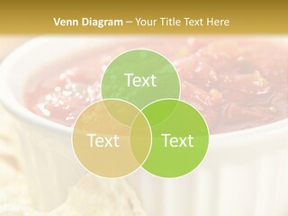 Munchies Vegetarian Plate PowerPoint Template