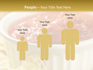 Munchies Vegetarian Plate PowerPoint Template