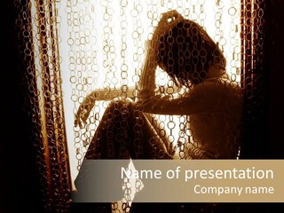 Suffer Worried Unhappy PowerPoint Template