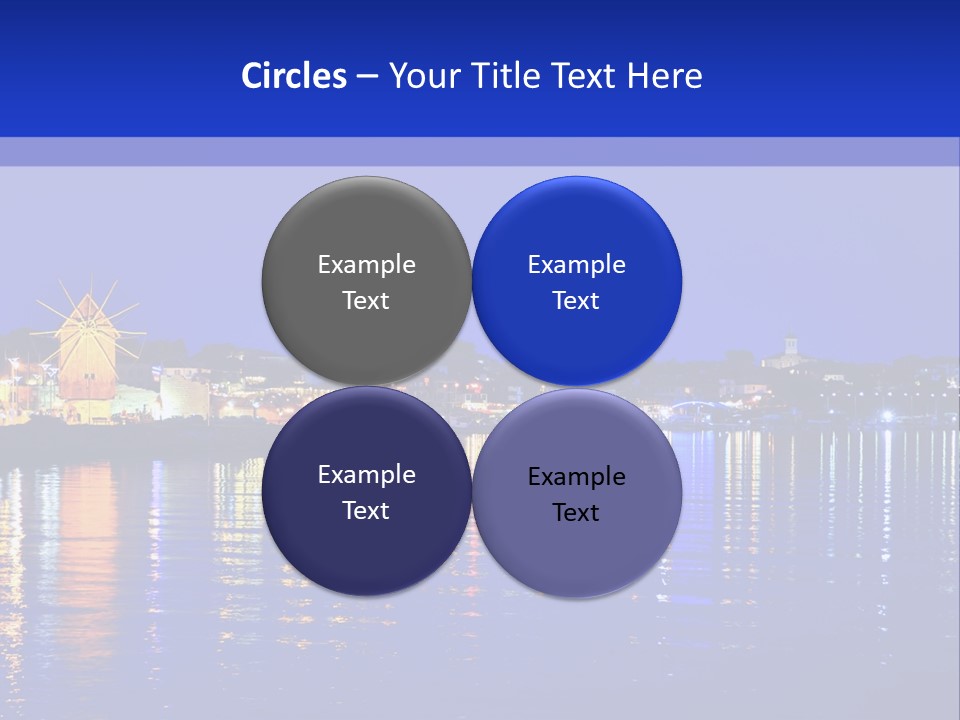 House Sky Sun PowerPoint Template