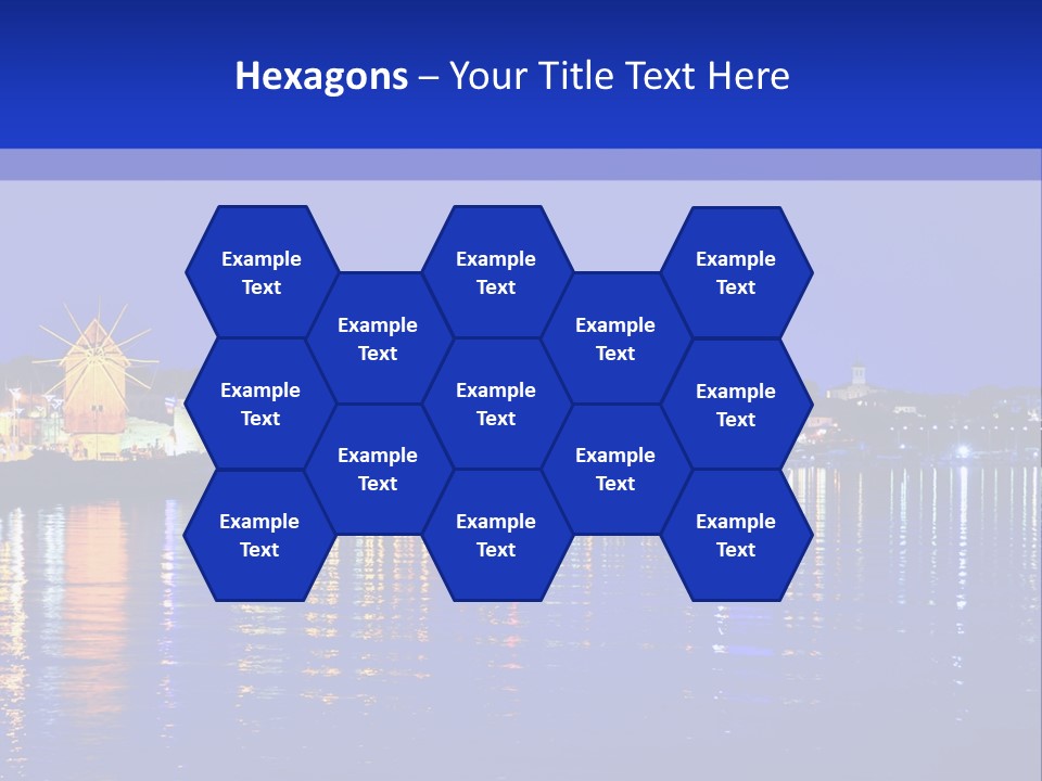 House Sky Sun PowerPoint Template