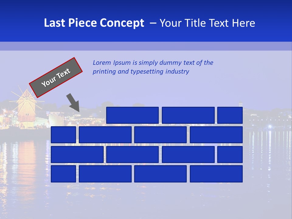 House Sky Sun PowerPoint Template