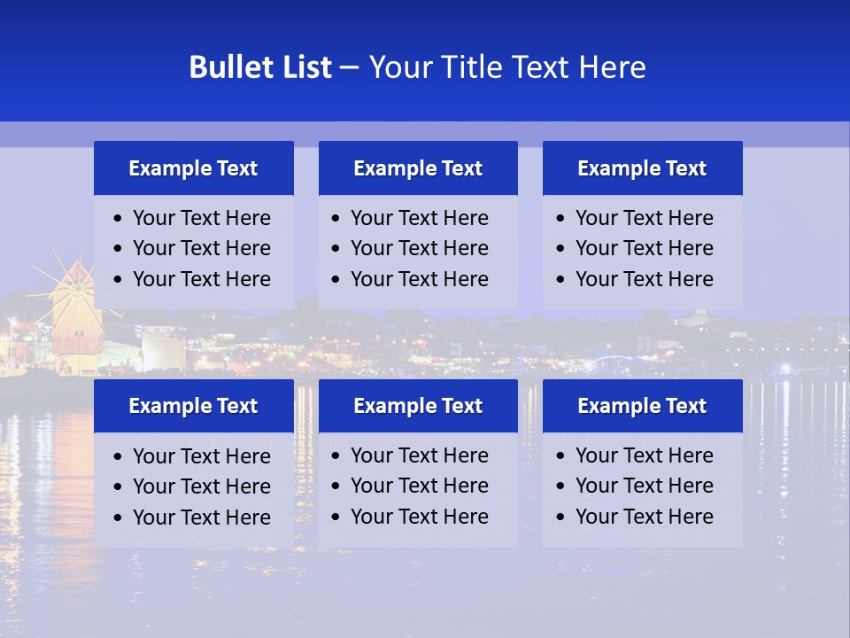 House Sky Sun PowerPoint Template