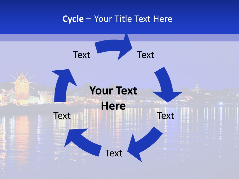 House Sky Sun PowerPoint Template