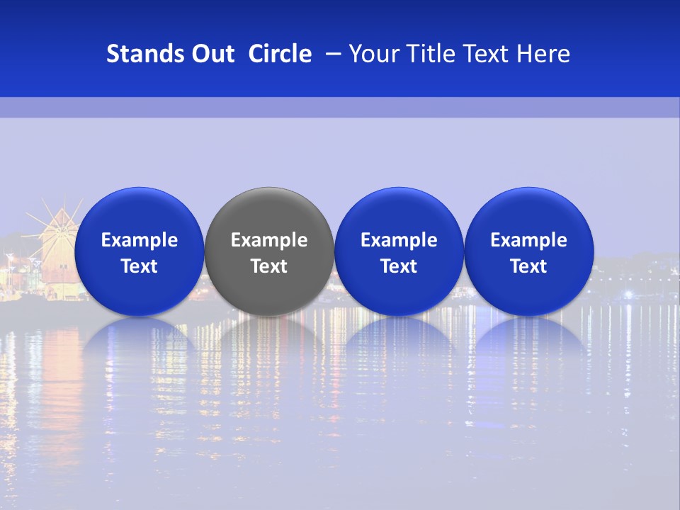 House Sky Sun PowerPoint Template