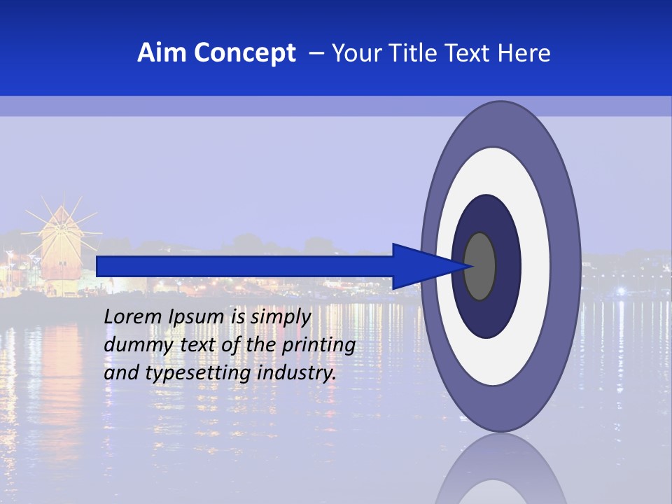 House Sky Sun PowerPoint Template