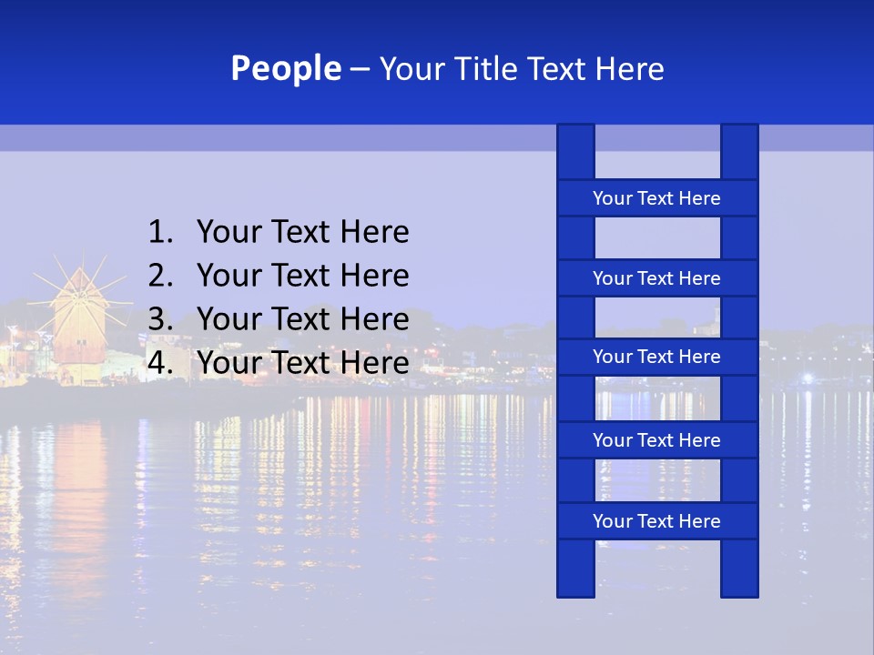 House Sky Sun PowerPoint Template