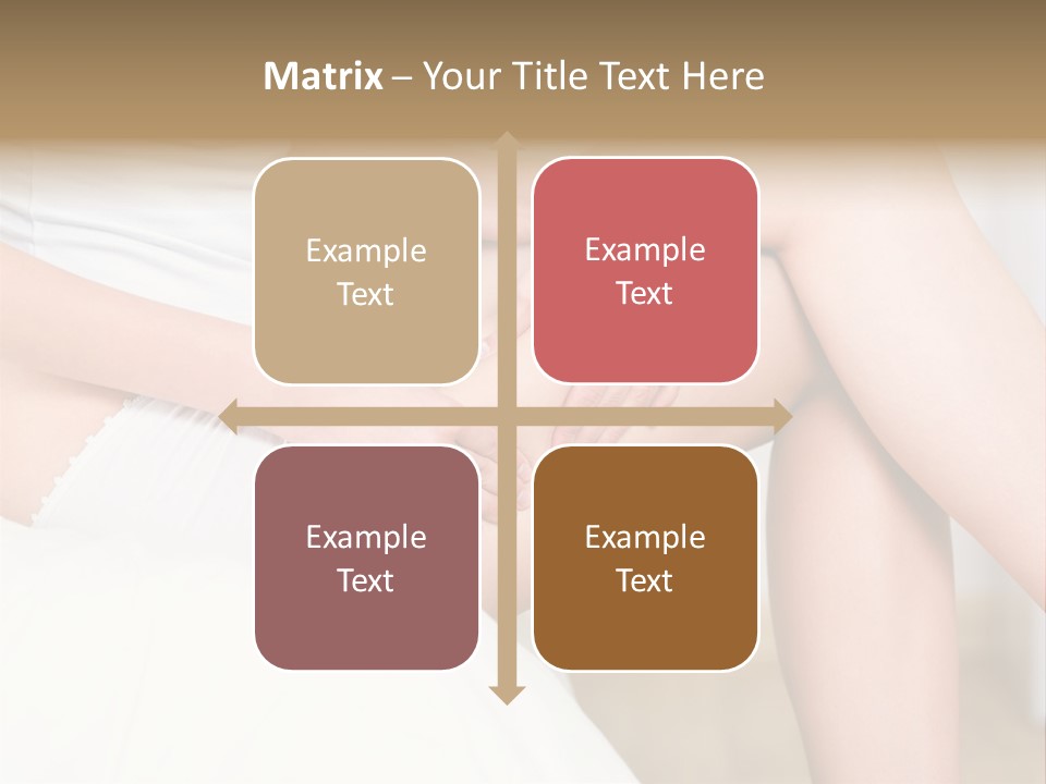 Pout White Female PowerPoint Template