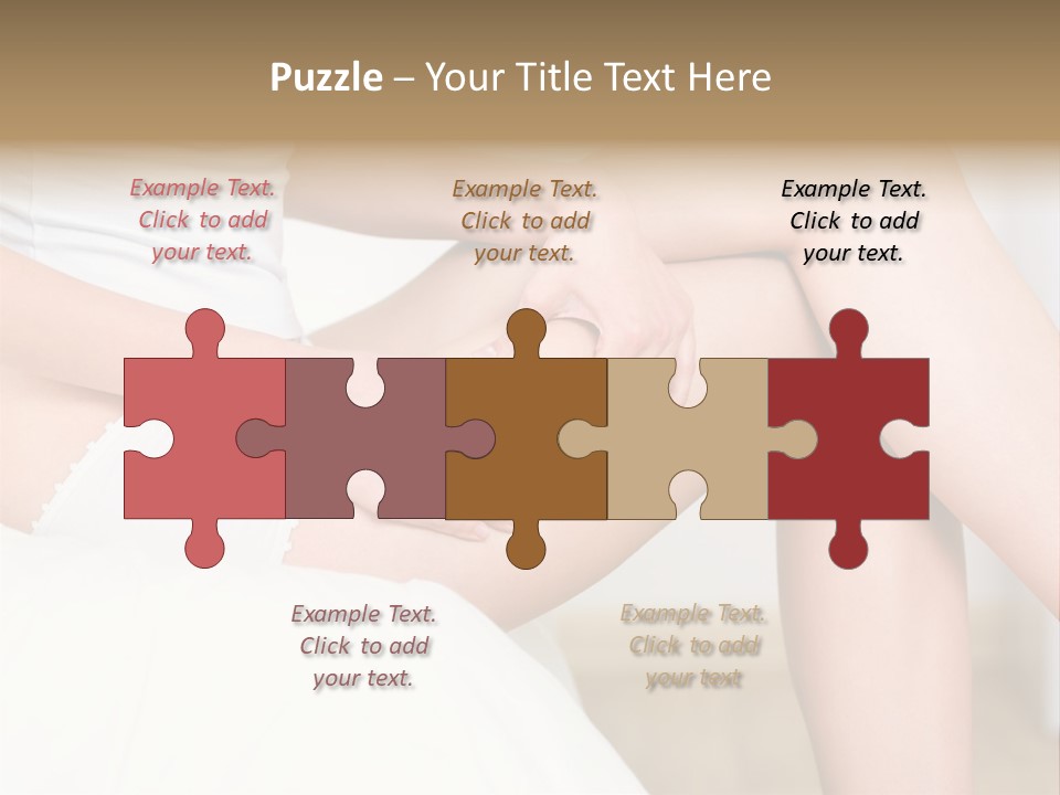 Pout White Female PowerPoint Template