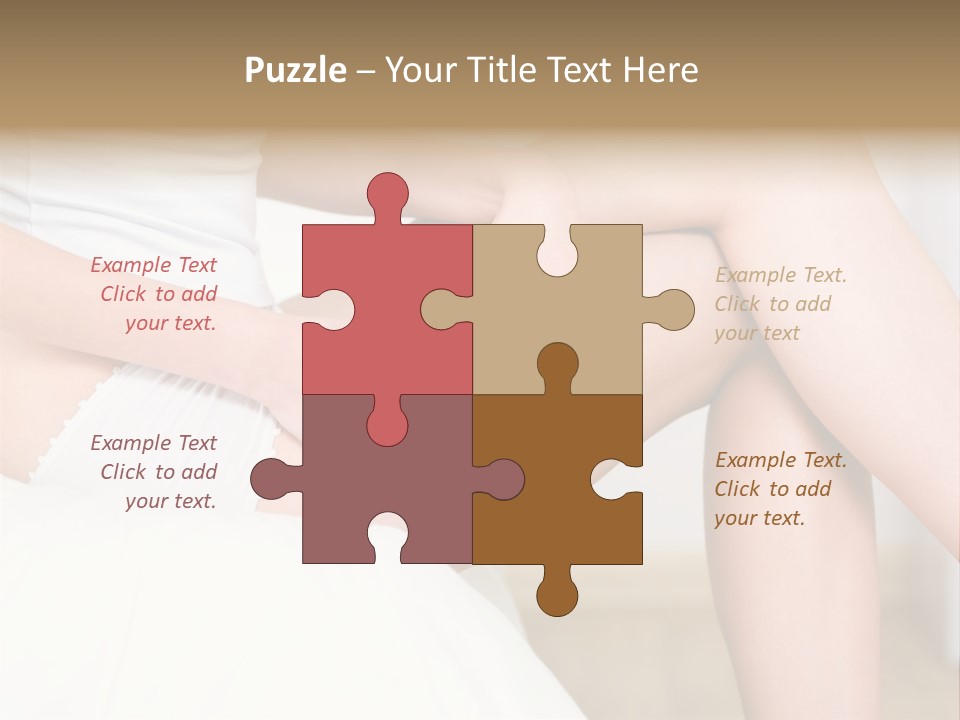 Pout White Female PowerPoint Template