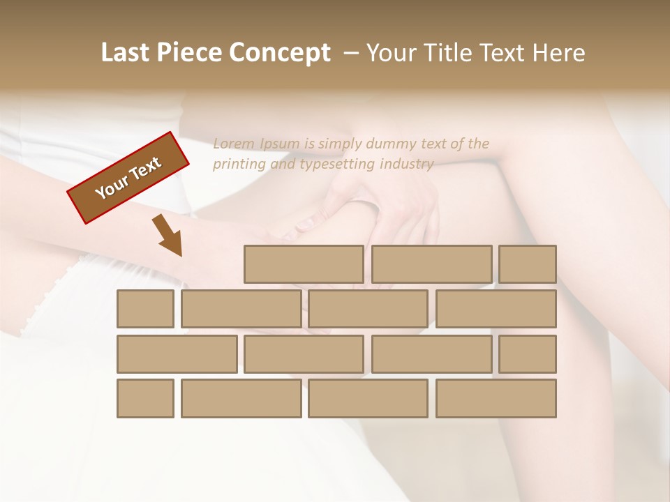 Pout White Female PowerPoint Template