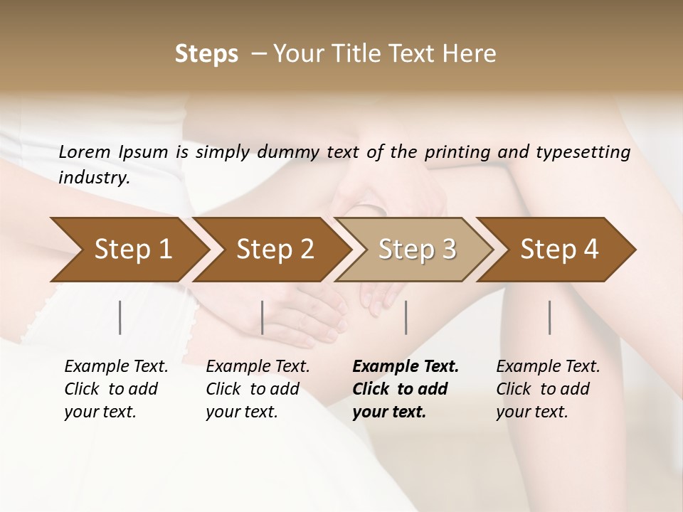 Pout White Female PowerPoint Template