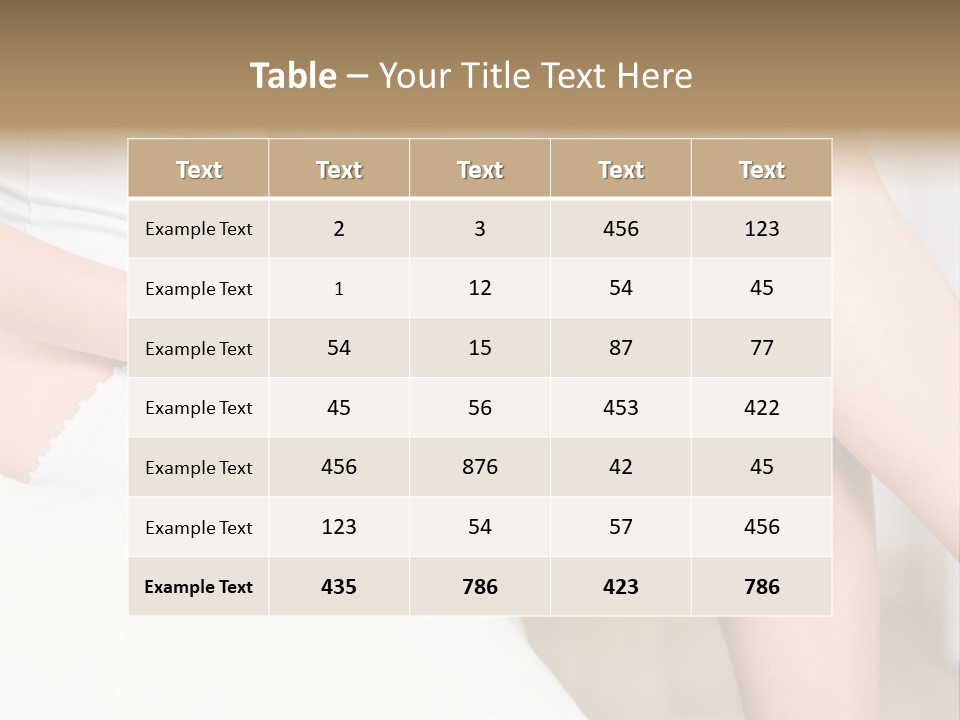 Pout White Female PowerPoint Template