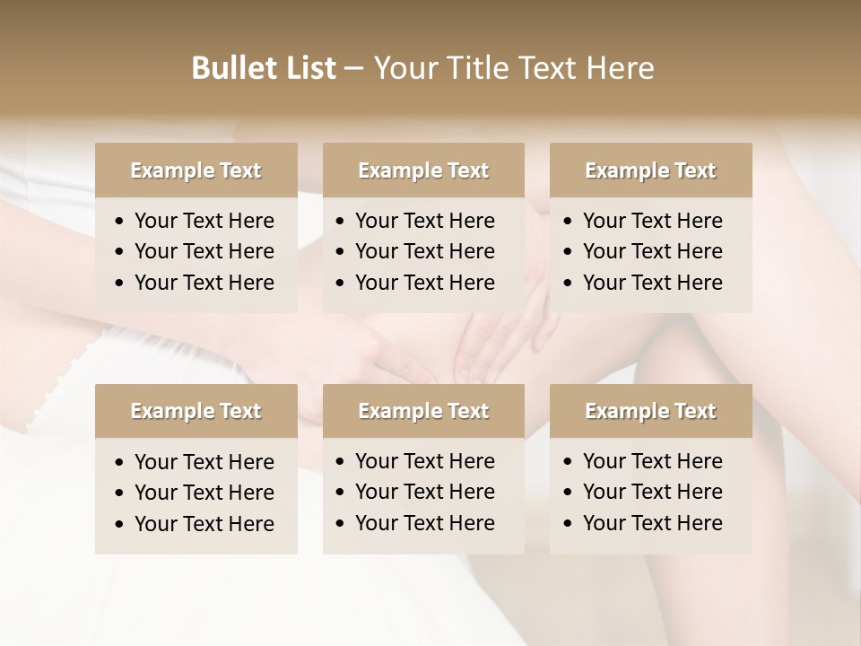 Pout White Female PowerPoint Template