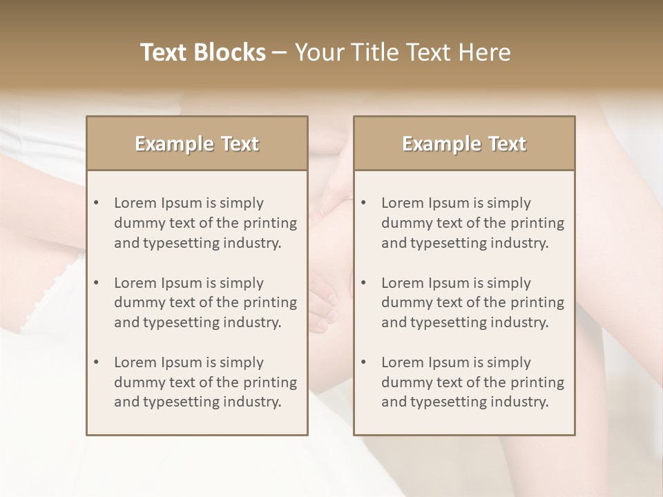 Pout White Female PowerPoint Template