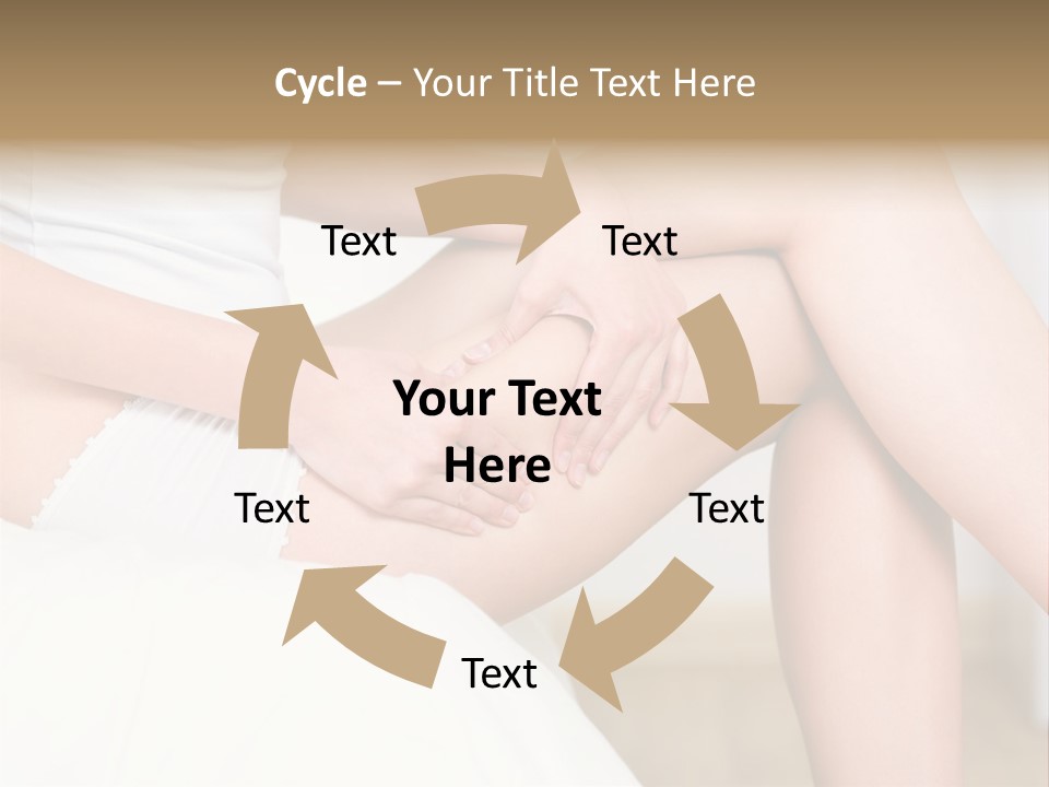 Pout White Female PowerPoint Template