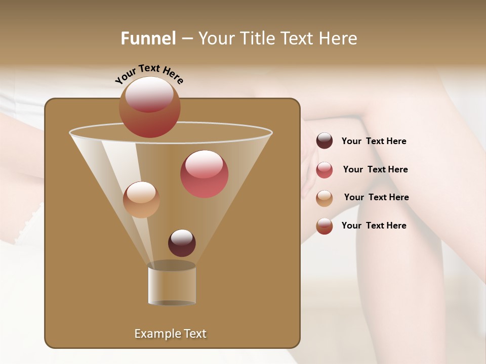 Pout White Female PowerPoint Template