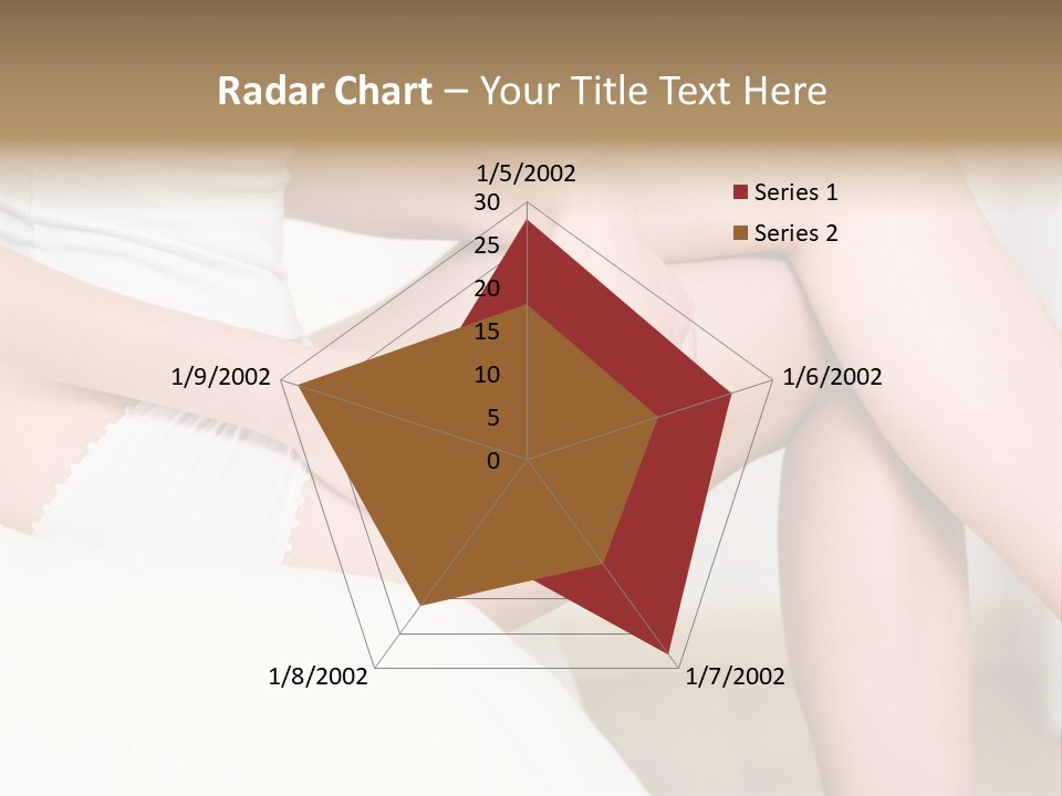 Pout White Female PowerPoint Template
