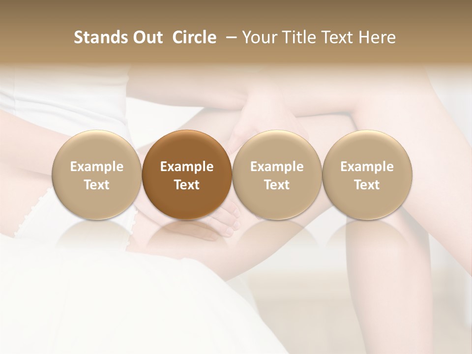 Pout White Female PowerPoint Template