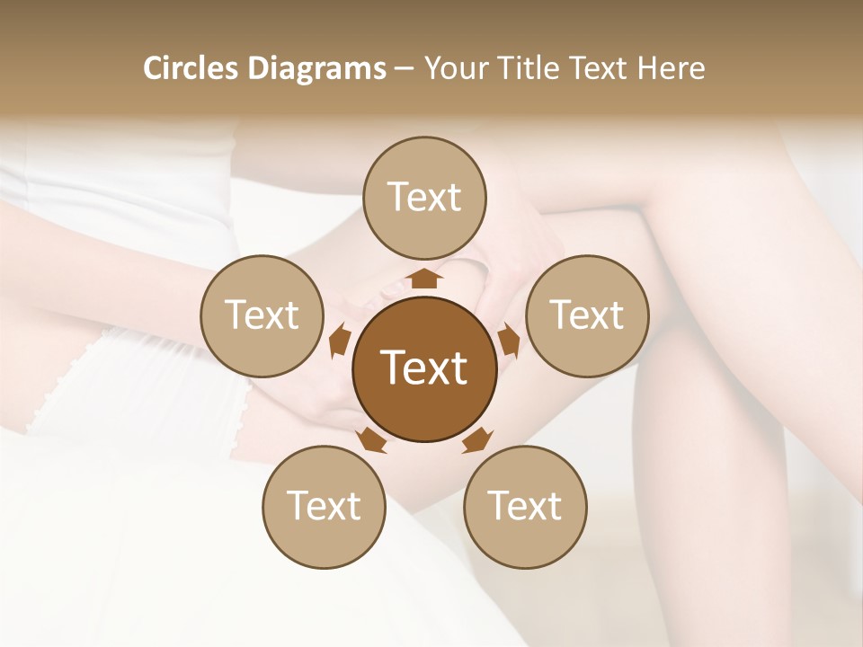 Pout White Female PowerPoint Template