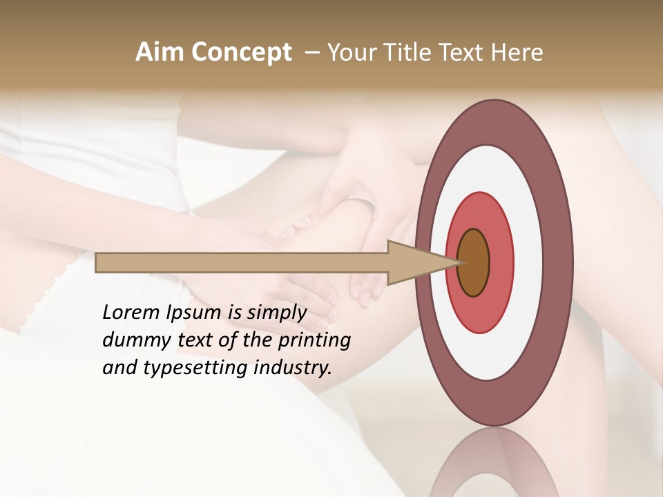 Pout White Female PowerPoint Template