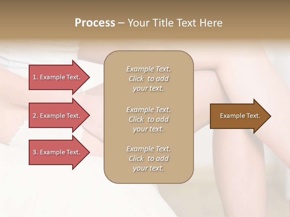Pout White Female PowerPoint Template