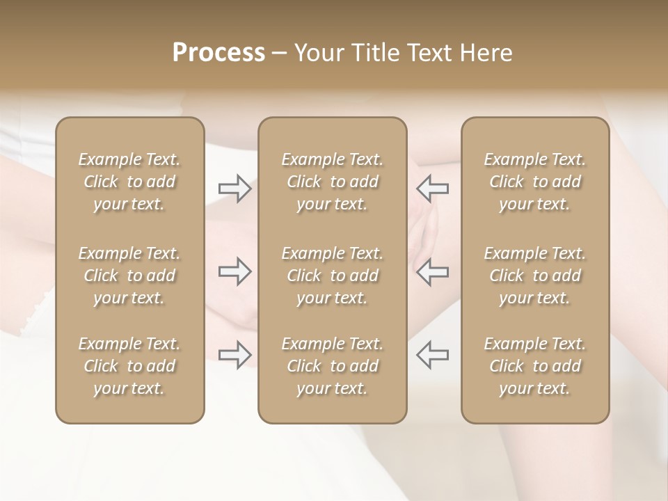 Pout White Female PowerPoint Template